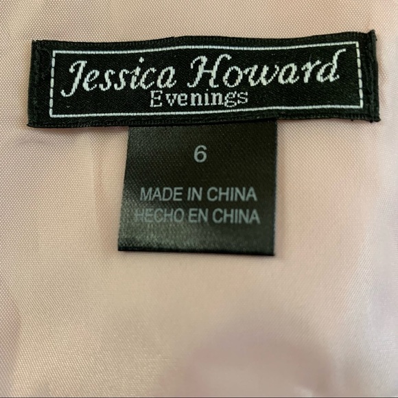 Jessica Howard Two Piece Gown Dress & Jacket Size 6 Excellent Condition - Picture 13 of 14